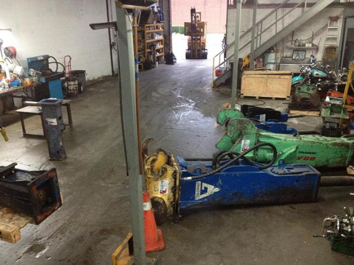 Réparation de marteaux hydrauliques Québec