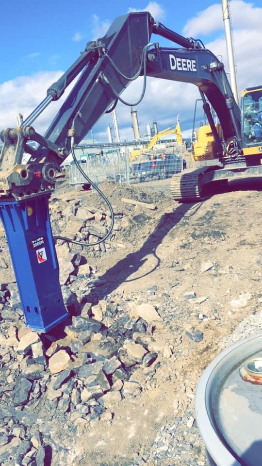 Marteau hydraulique industriel Québec