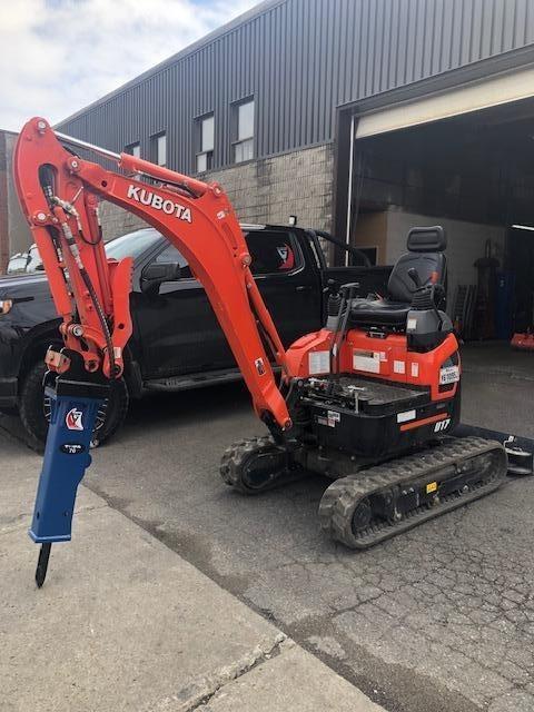 Marteau hydraulique industriel Québec