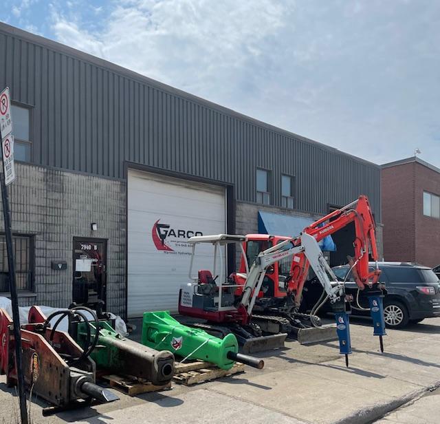 Fabrication de marteaux hydrauliques Québec